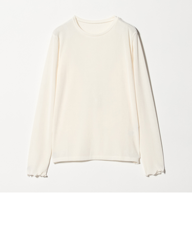 シャイニーリブ カットソー <A DAY IN THE LIFE>