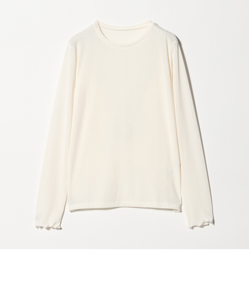 シャイニーリブ カットソー <A DAY IN THE LIFE>