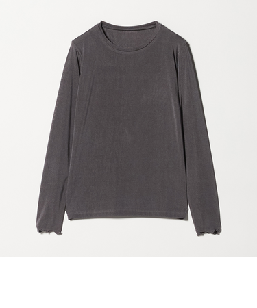 シャイニーリブ カットソー ＜A DAY IN THE LIFE＞