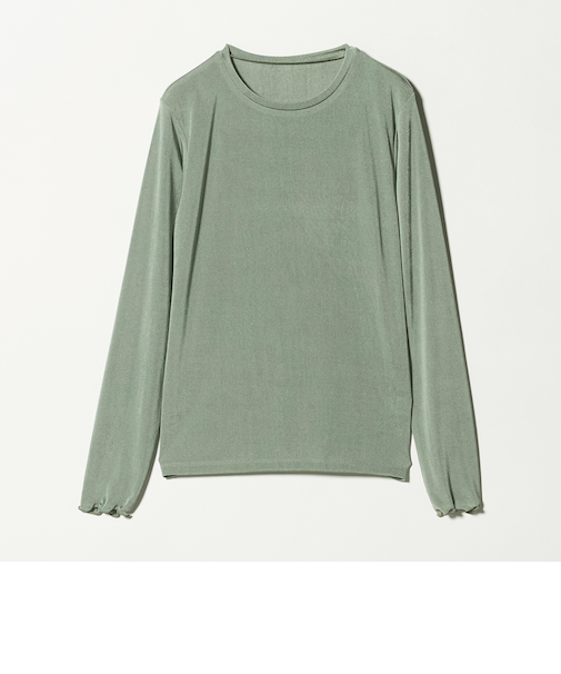 シャイニーリブ カットソー ＜A DAY IN THE LIFE＞