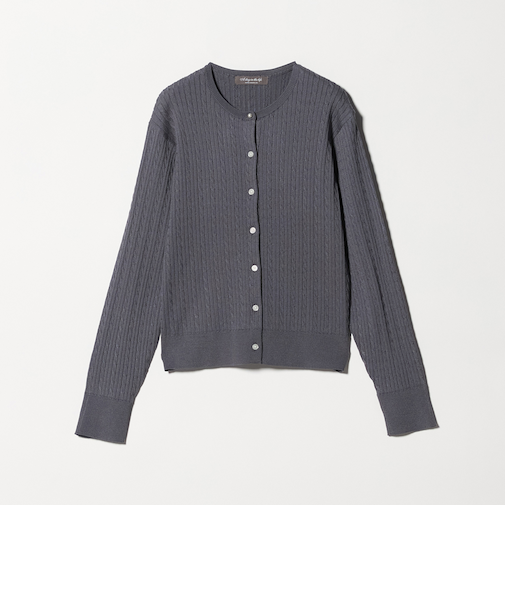 ケーブルカーディガン ‐ウォッシャブル‐＜A DAY IN THE LIFE＞