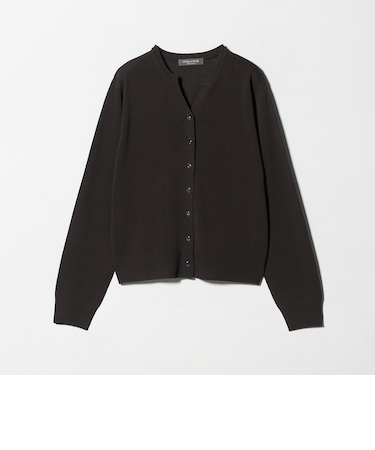 メタルボタン キーネックカーディガン ‐ウォッシャブル‐<A DAY IN THE LIFE>