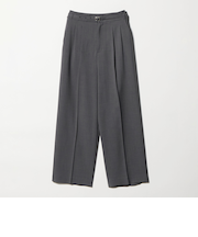 ツイル ベルテッド 2プリーツワイドパンツ ‐ウォッシャブル‐＜A DAY IN THE LIFE＞