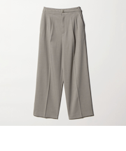 ツイル ベルテッド 2プリーツワイドパンツ ‐ウォッシャブル‐＜A DAY IN THE LIFE＞