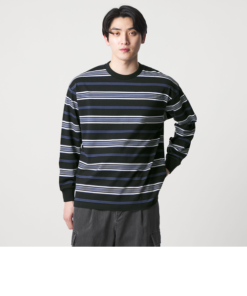 USAコットン ボーダー リラックスカットソー＜A DAY IN THE LIFE＞