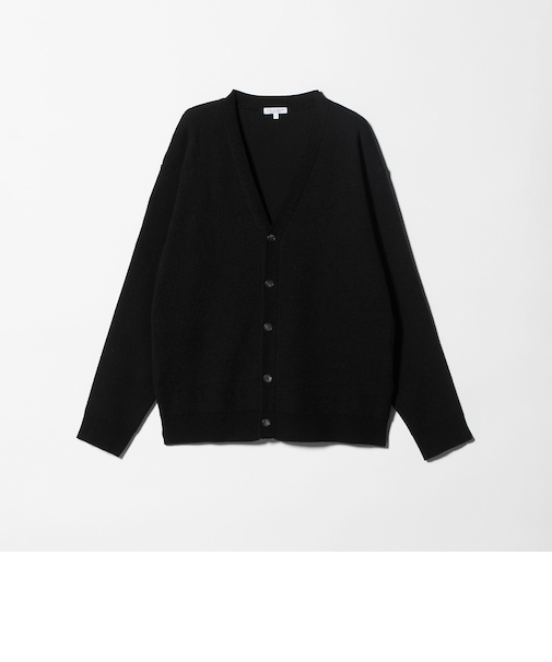 ハニカム リラックス Vネックカーディガン-ウォッシャブル-<A DAY IN THE LIFE>