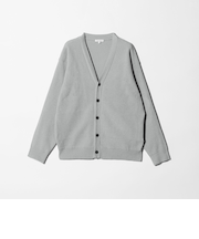 ハニカム リラックス Vネックカーディガン-ウォッシャブル-＜A DAY IN THE LIFE＞