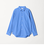 ブルーパターン ドレープ リラックスシャツ＜A DAY IN THE LIFE＞