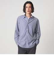 ブルーパターン ドレープ リラックスシャツ＜A DAY IN THE LIFE＞