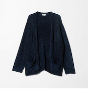 フェザーヤーン イージーカーディガン-ウォッシャブル-＜A DAY IN THE LIFE＞