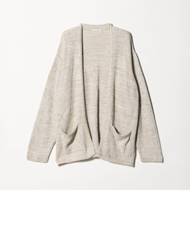 フェザーヤーン イージーカーディガン-ウォッシャブル-<A DAY IN THE LIFE>