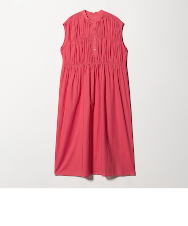 <EMMEL REFINES>EM パイピング ティアード ロングワンピース