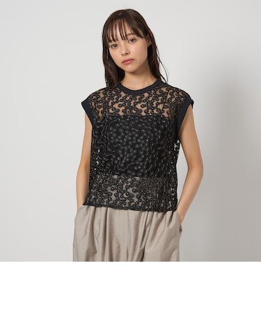 ＜EMMEL REFINES＞EM フラワーチュール プルオーバー