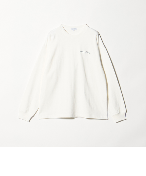 ワンポイントロゴ ワイド カットソー＜A DAY IN THE LIFE＞