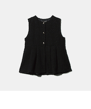 カットジャガード ペプラム ベスト ＜A DAY IN THE LIFE＞