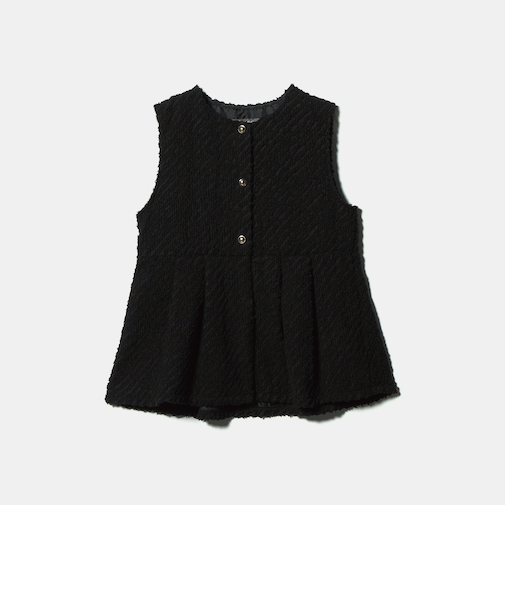 カットジャガード ペプラム ベスト ＜A DAY IN THE LIFE＞