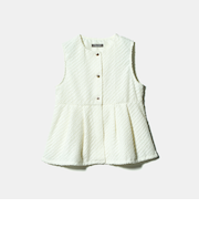 カットジャガード ペプラム ベスト ＜A DAY IN THE LIFE＞