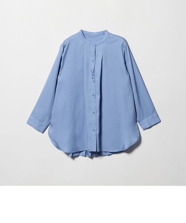 バックプリーツ チュニックシャツ 7分袖 ＜A DAY IN THE LIFE＞