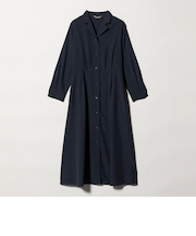オープンカラー シャツワンピース ‐ウォッシャブル‐＜A DAY IN THE LIFE＞
