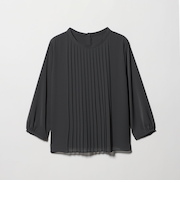 シフォンプリーツ 2WAYブラウス 8分袖 ＜A DAY IN THE LIFE＞