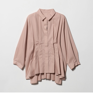 フロントタック レギュラーシャツ 8分袖 <A DAY IN THE LIFE>