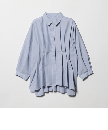 フロントタック レギュラーシャツ 8分袖 ＜A DAY IN THE LIFE＞