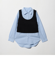 ブークレ ニットベスト＋シャツ ‐セットアイテム‐＜A DAY IN THE LIFE＞