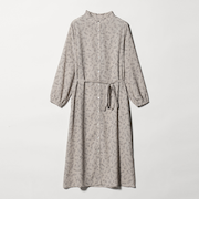 プリント フリルネック シャツワンピース ＜A DAY IN THE LIFE＞