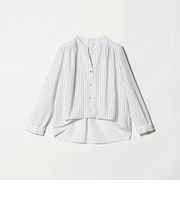 ジョーゼット メタルボタン スキッパーブラウス ＜A DAY IN THE LIFE＞