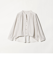 ジョーゼット メタルボタン スキッパーブラウス ＜A DAY IN THE LIFE＞