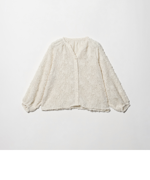 カットジャガード オーバーシャツ <A DAY IN THE LIFE>