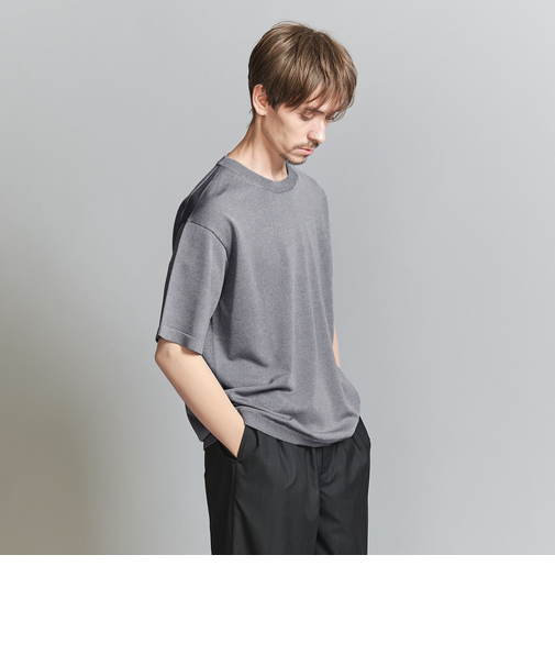 フュージョン カラー ニット Tシャツ