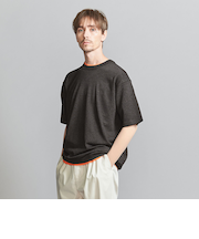 フュージョン カラー ニット Tシャツ