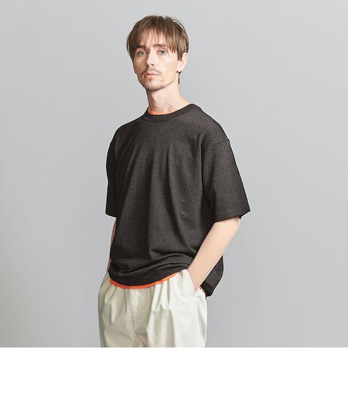 フュージョン カラー ニット Tシャツ
