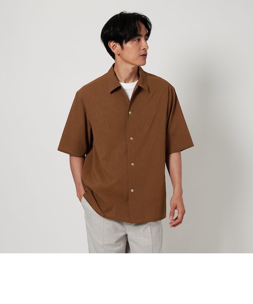 【MD.BROWN】ヨウリュウ キャンプカラー シャツ FORM型 ヨウリュウ キャンプカラー シャツ FORM型｜ユナイテッドアローズ