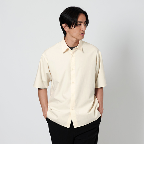 ピーチスキン スクエア フォルム シャツ