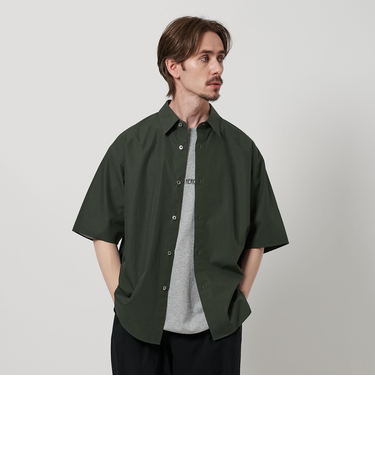 ピーチスキン スクエア フォルム シャツ