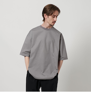 グリッド ドッツ アジャスト クルーネック Tシャツ