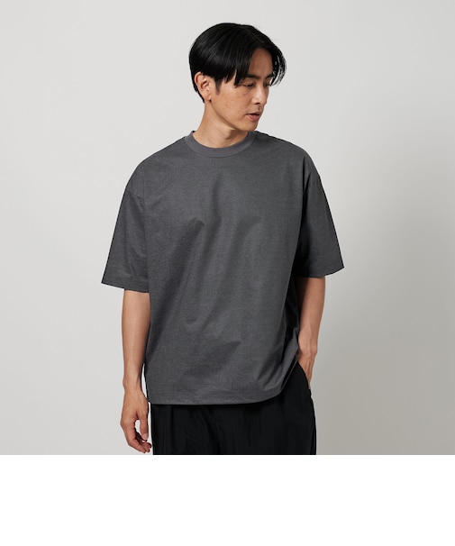 グリッド ドッツ アジャスト クルーネック Tシャツ