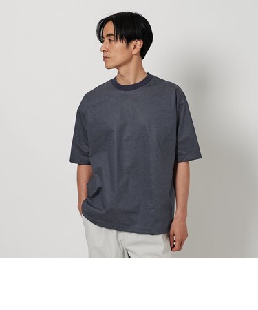 グリッド ドッツ アジャスト クルーネック Tシャツ