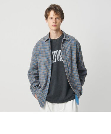 ＜CGS.＞ダブル クロス チェック シャツ