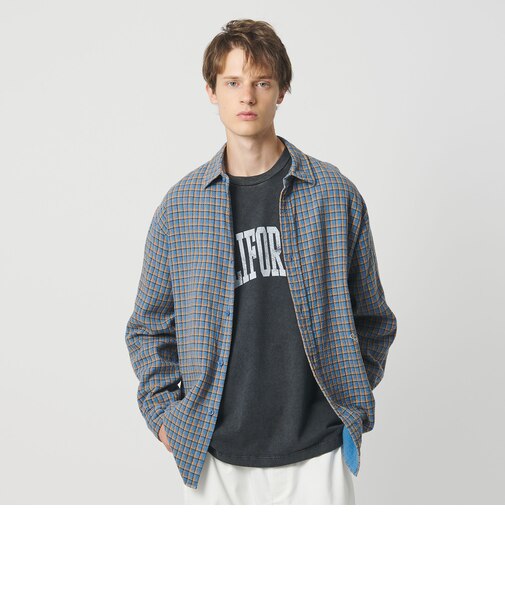 ＜CGS.＞ダブル クロス チェック シャツ