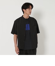 KOMATSU PACK トロピカル バンドカラー シャツ FORM型 セットアップ対応 ヨコストレッチ