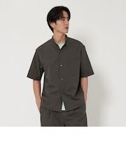 KOMATSU PACK トロピカル バンドカラー シャツ FORM型 セットアップ対応 ヨコストレッチ