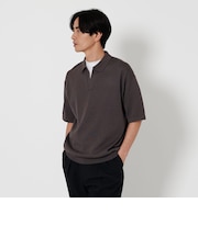 シャイン ギマ ポロ スキッパー ニット