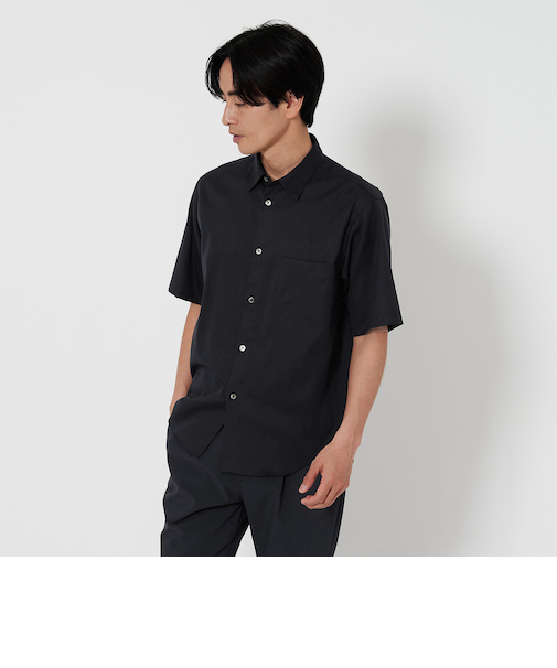 クリア オックスフォード リラックスレギュラー 半袖シャツ