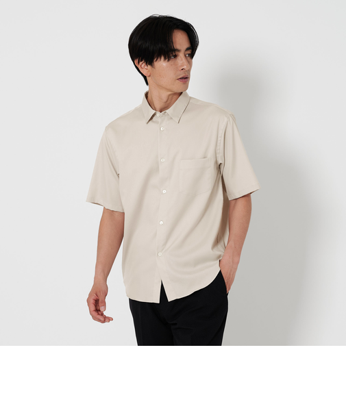 クリア オックスフォード リラックスレギュラー 半袖シャツ