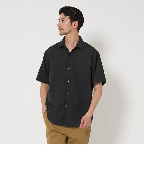 【WARDROBE SMART】スエードライク シャツ