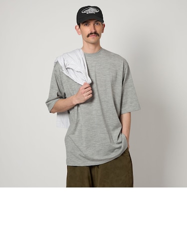 ＜Steven Alan＞ メリノウール クルーネック Tシャツ NARROW