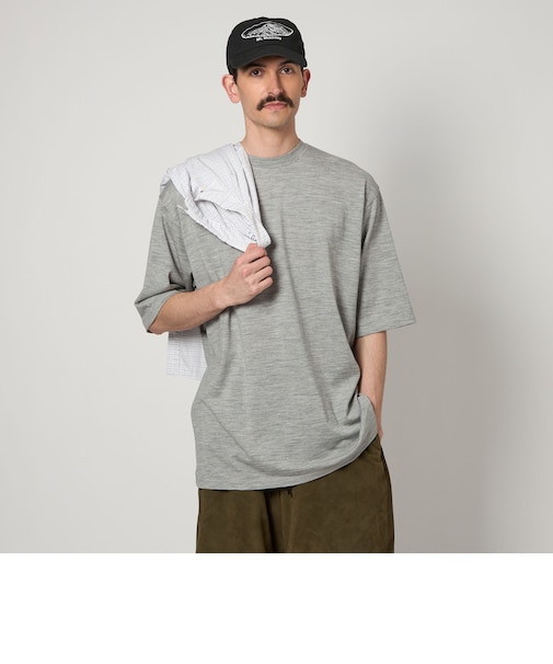 ＜Steven Alan＞ メリノウール クルーネック Tシャツ NARROW